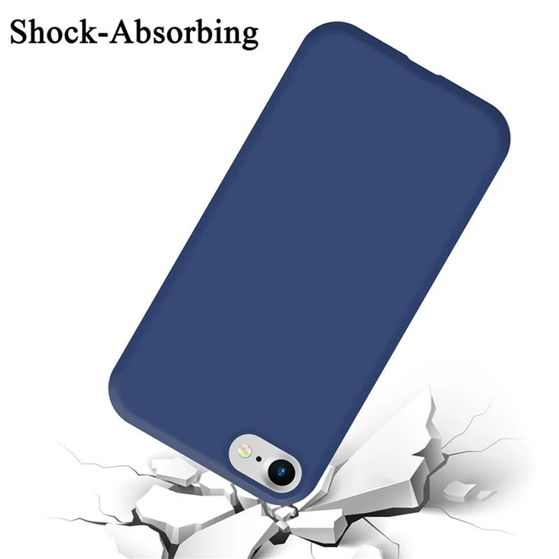 Cadorabo Hülle kompatibel mit Apple iPhone 7 / 7S / 8 / SE 2020 Schutzhülle aus flexiblem TPU Silikon