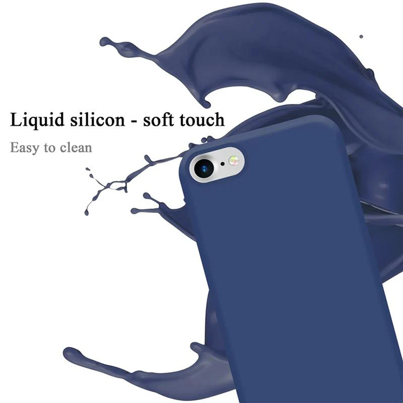 Cadorabo Hülle kompatibel mit Apple iPhone 7 / 7S / 8 / SE 2020 Schutzhülle aus flexiblem TPU Silikon