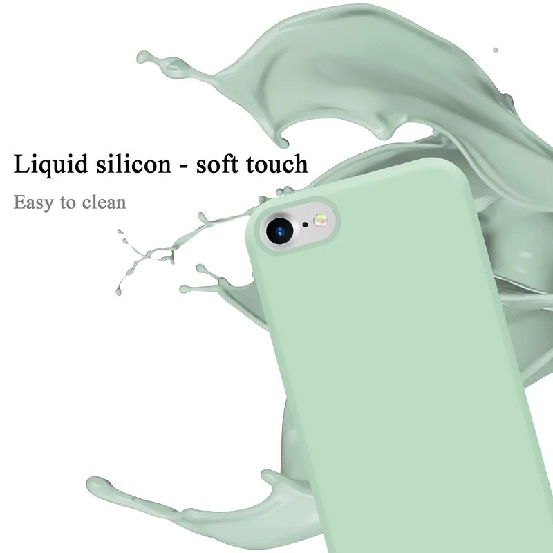 Cadorabo Hülle kompatibel mit Apple iPhone 7 / 7S / 8 / SE 2020 Schutzhülle aus flexiblem TPU Silikon