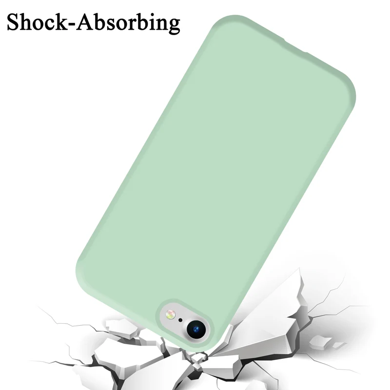 Cadorabo Hülle kompatibel mit Apple iPhone 7 / 7S / 8 / SE 2020 Schutzhülle aus flexiblem TPU Silikon