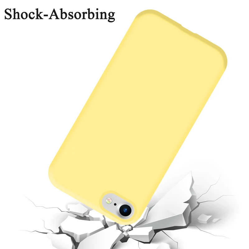 Cadorabo Hülle kompatibel mit Apple iPhone 7 / 7S / 8 / SE 2020 Schutzhülle aus flexiblem TPU Silikon