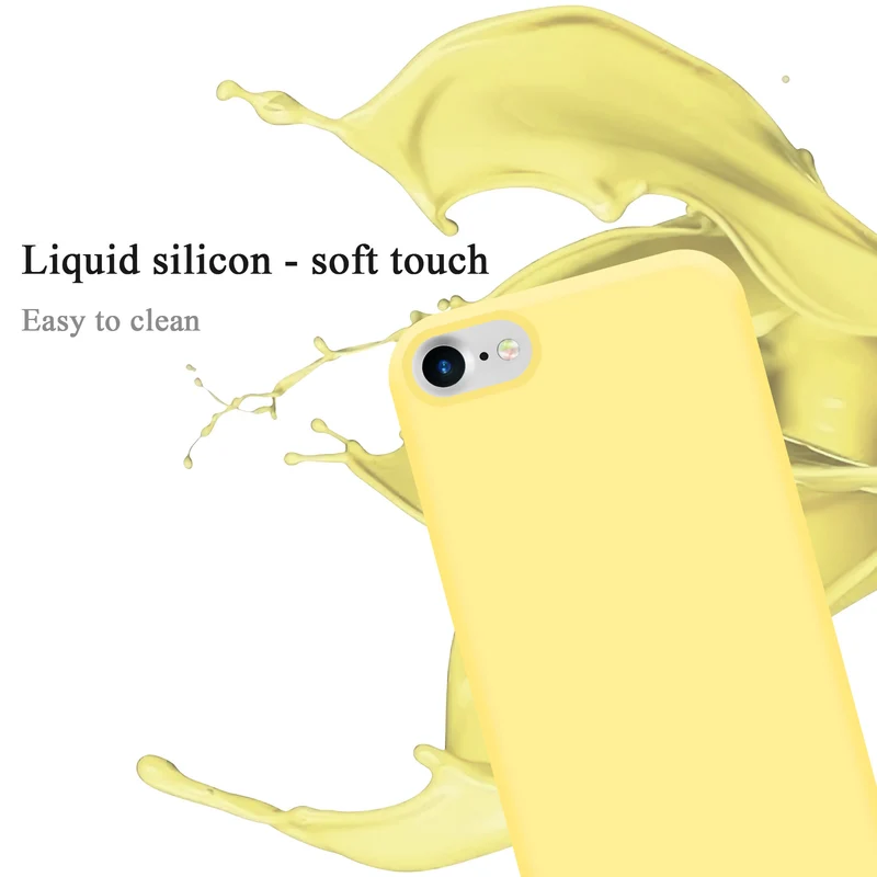 Cadorabo Hülle kompatibel mit Apple iPhone 7 / 7S / 8 / SE 2020 Schutzhülle aus flexiblem TPU Silikon