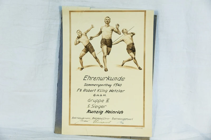 #4 Urkunde nur Sportler