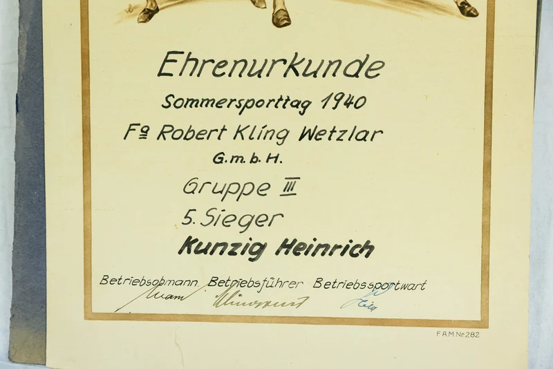 #4 Urkunde nur Sportler