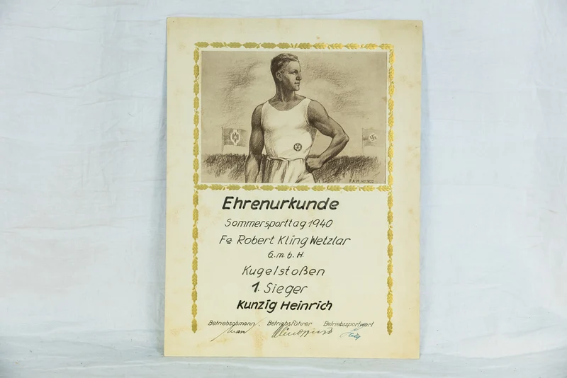 #4 Urkunde nur Sportler