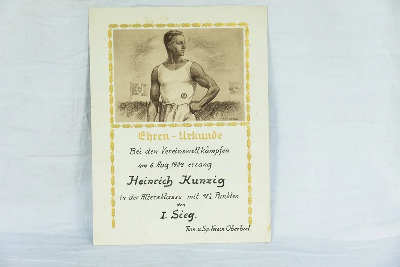 #4 Urkunde nur Sportler