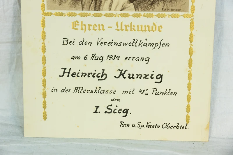 #4 Urkunde nur Sportler