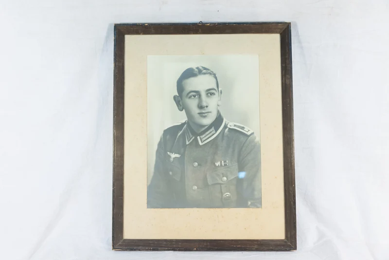 Wehrmacht Studiofoto im Rahmen 56x34 cm