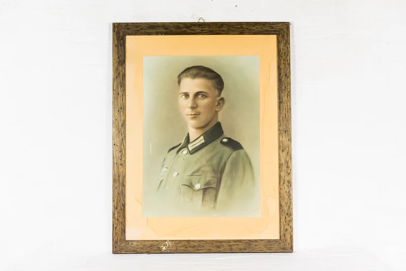 Wehrmacht Studiofoto im Rahmen 50x40 cm