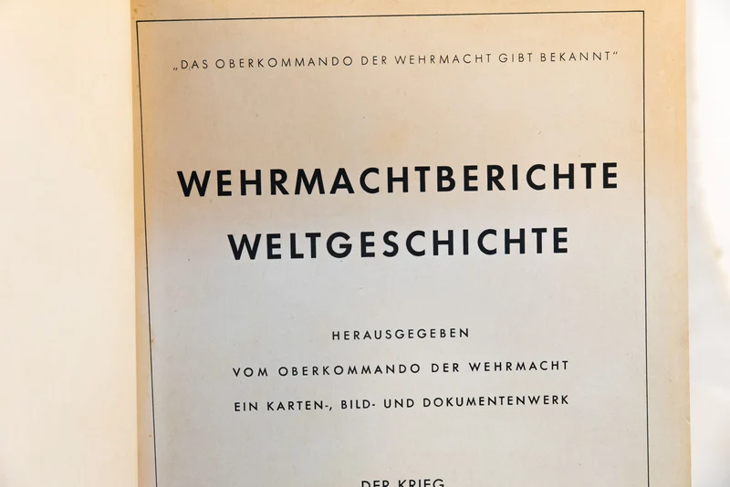 "WEHRMACHTBERICHTE WELTGESCHICHTE" OKW- 1939/40