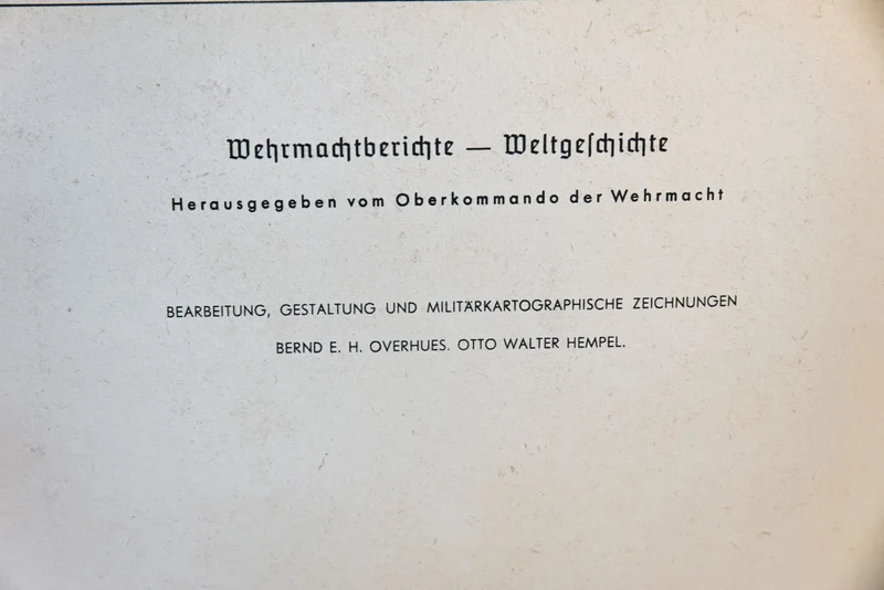 "WEHRMACHTBERICHTE WELTGESCHICHTE" OKW- 1939/40