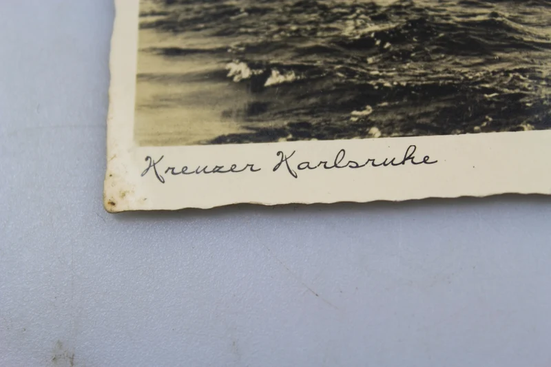 Postkarte Kreuzer "Karlsruhe"