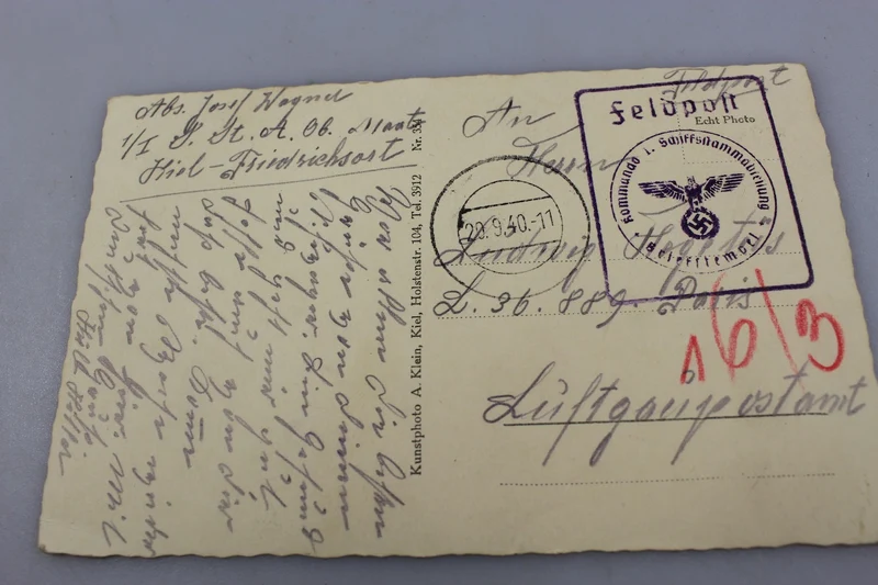 Postkarte Kreuzer "Karlsruhe"