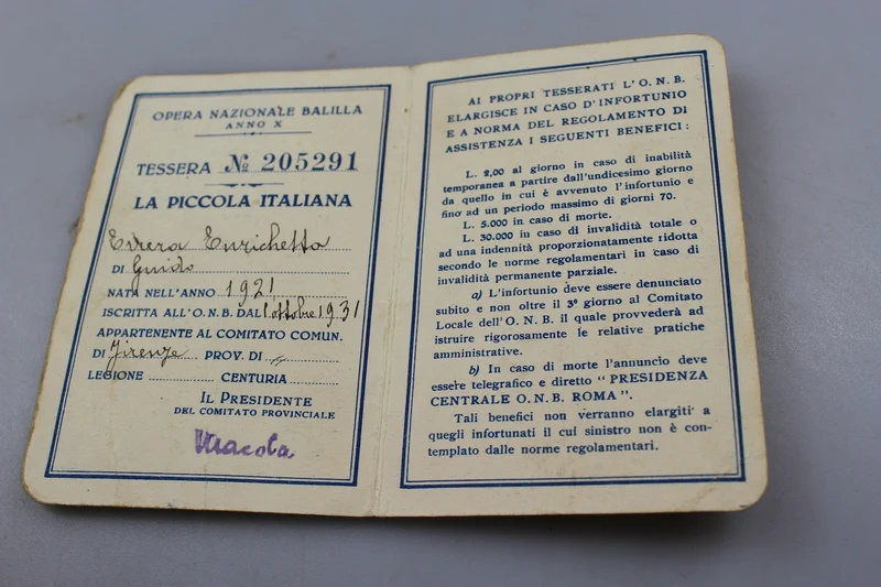 ONB-Karte "Little Italian" X°