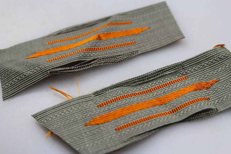Paar Litzen Gendarmerie WW2