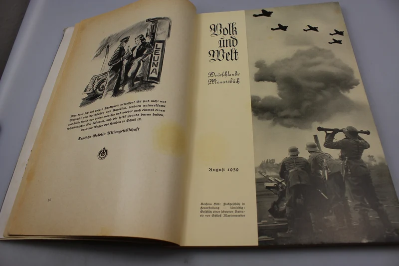 „Volk un Welt“, August 1939