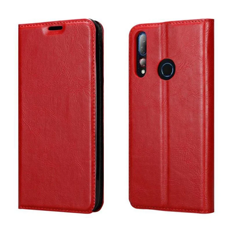 Cadorabo Hülle kompatibel mit HTC Desire 19 PLUS Schutzhülle mit Magnetverschluss, Standfunktion und Kartenfach