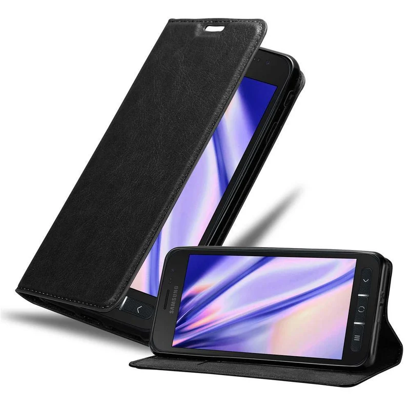 Cadorabo Hülle kompatibel mit Samsung Galaxy XCover 4 / XCover 4s Schutzhülle mit Magnetverschluss, Standfunktion und Kartenfach