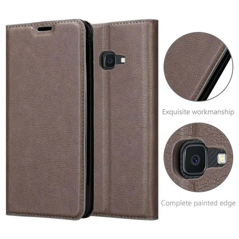 Cadorabo Hülle kompatibel mit Samsung Galaxy XCover 4 / XCover 4s Schutzhülle mit Magnetverschluss, Standfunktion und Kartenfach