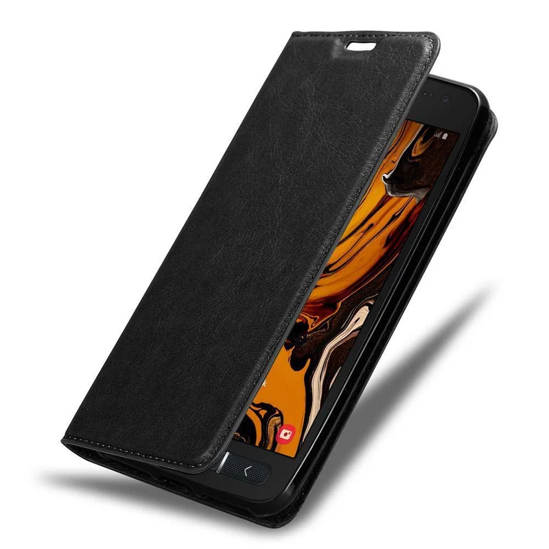 Cadorabo Hülle kompatibel mit Samsung Galaxy XCover 4 / XCover 4s Schutzhülle mit Magnetverschluss, Standfunktion und Kartenfach