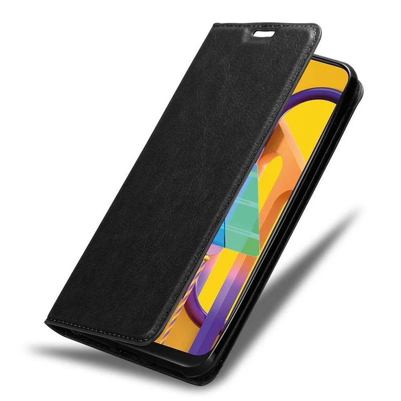 Cadorabo Hülle kompatibel mit Samsung Galaxy M21 / M30s Schutzhülle mit Magnetverschluss, Standfunktion und Kartenfach
