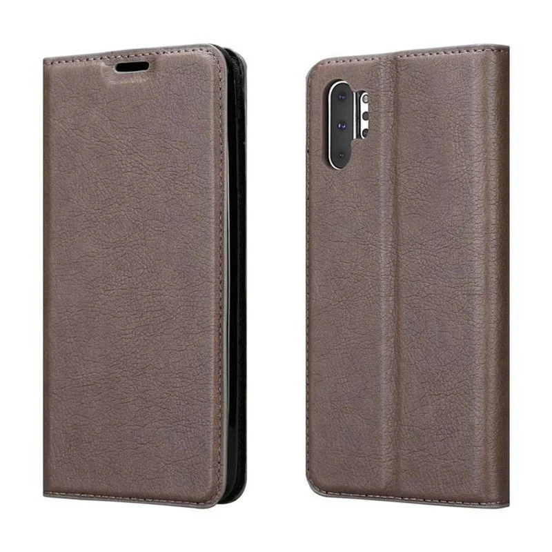 Cadorabo Hülle kompatibel mit Samsung Galaxy NOTE 10 PLUS Schutzhülle mit Magnetverschluss, Standfunktion und Kartenfach