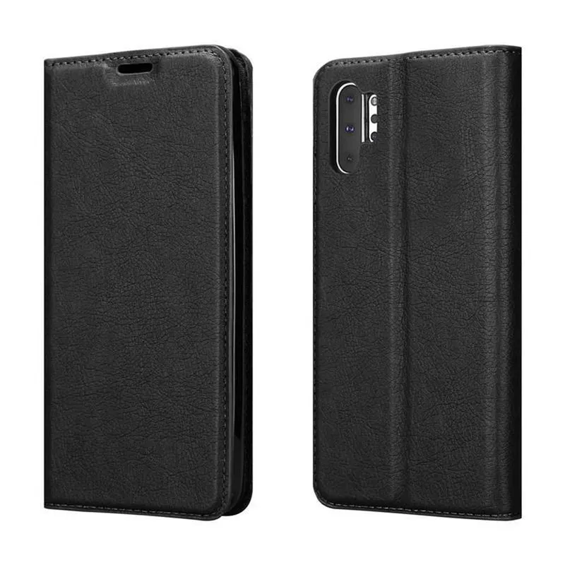Cadorabo Hülle kompatibel mit Samsung Galaxy NOTE 10 PLUS Schutzhülle mit Magnetverschluss, Standfunktion und Kartenfach