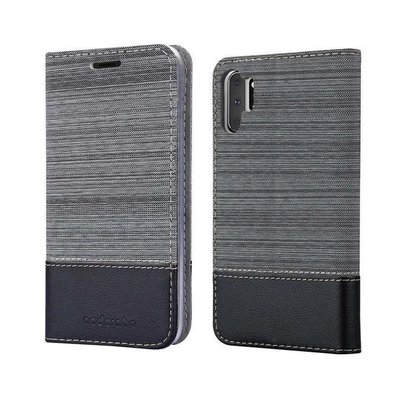 Cadorabo Hülle kompatibel mit Samsung Galaxy NOTE 10 PLUS Schutzhülle mit Magnetverschluss, Standfunktion und Kartenfach