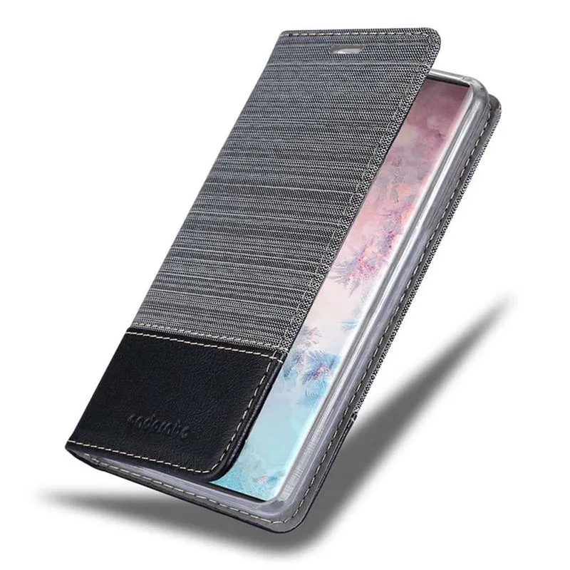 Cadorabo Hülle kompatibel mit Samsung Galaxy NOTE 10 PLUS Schutzhülle mit Magnetverschluss, Standfunktion und Kartenfach