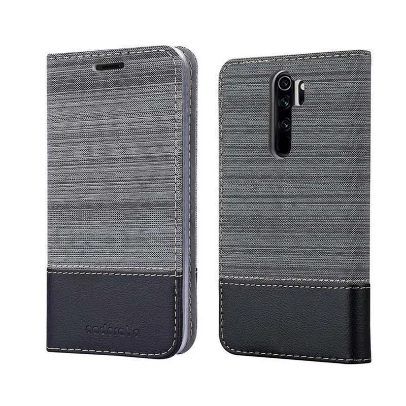 Cadorabo Hülle kompatibel mit Xiaomi RedMi NOTE 8 PRO Schutzhülle mit Magnetverschluss, Standfunktion und Kartenfach
