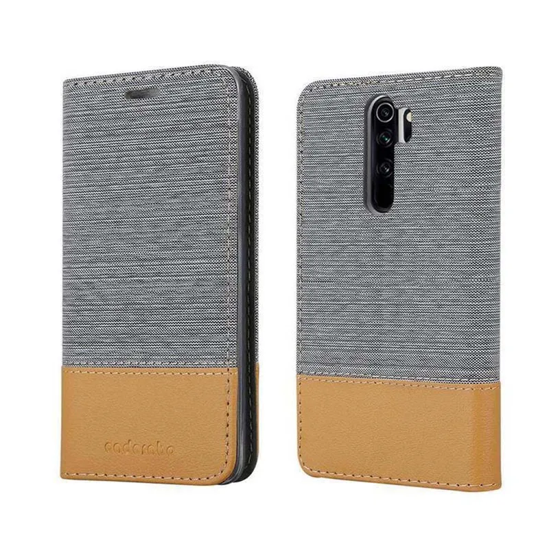 Cadorabo Hülle kompatibel mit Xiaomi RedMi NOTE 8 PRO Schutzhülle mit Magnetverschluss, Standfunktion und Kartenfach