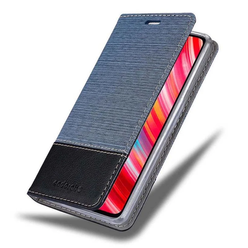 Cadorabo Hülle kompatibel mit Xiaomi RedMi NOTE 8 PRO Schutzhülle mit Magnetverschluss, Standfunktion und Kartenfach