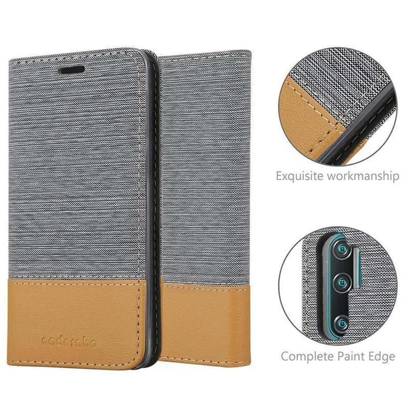 Cadorabo Hülle kompatibel mit Xiaomi RedMi NOTE 10 4G / RedMi NOTE 10S Schutzhülle mit Magnetverschluss, Standfunktion und Kartenfach