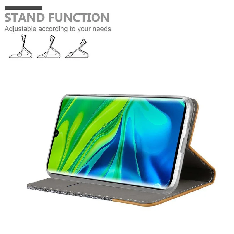 Cadorabo Hülle kompatibel mit Xiaomi RedMi NOTE 10 4G / RedMi NOTE 10S Schutzhülle mit Magnetverschluss, Standfunktion und Kartenfach