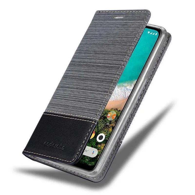 Cadorabo Hülle kompatibel mit Xiaomi Mi CC9 Schutzhülle mit Magnetverschluss, Standfunktion und Kartenfach