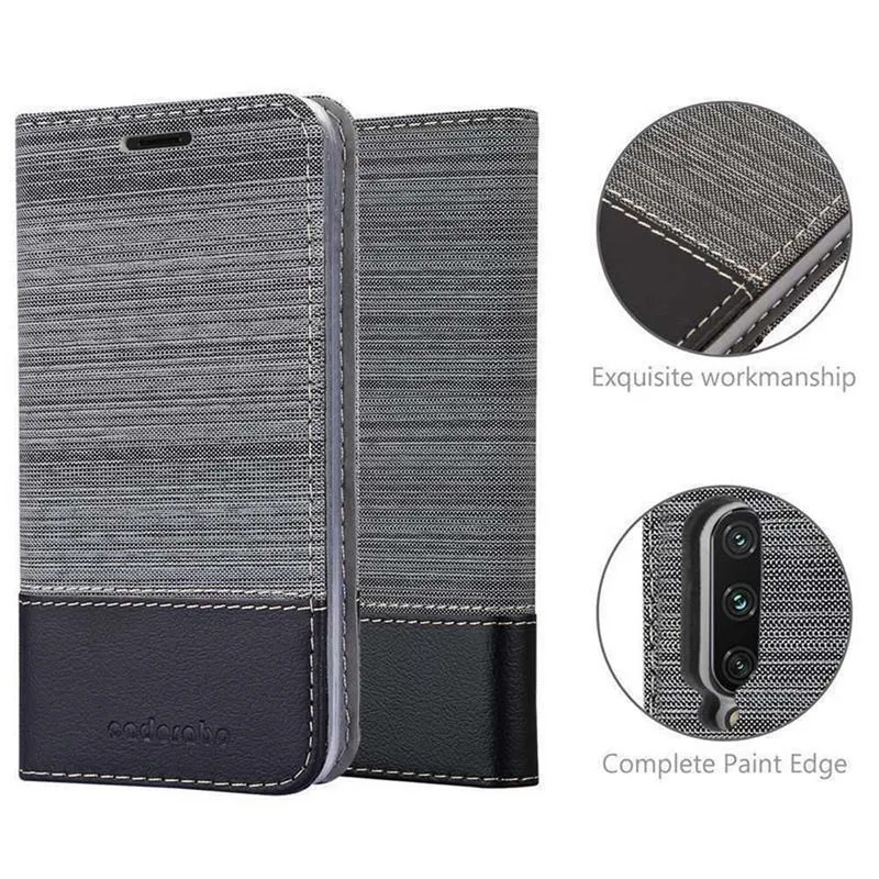 Cadorabo Hülle kompatibel mit Xiaomi Mi CC9 Schutzhülle mit Magnetverschluss, Standfunktion und Kartenfach
