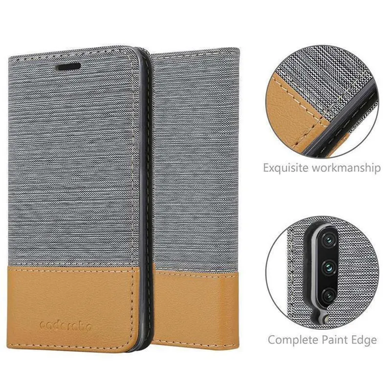 Cadorabo Hülle kompatibel mit Xiaomi Mi CC9 Schutzhülle mit Magnetverschluss, Standfunktion und Kartenfach
