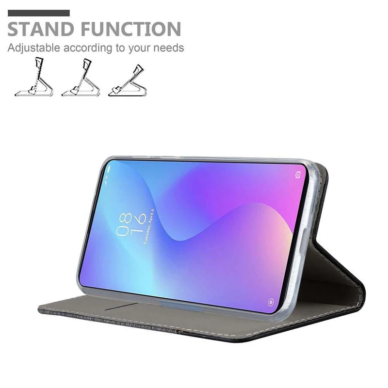 Cadorabo Hülle kompatibel mit Xiaomi Mi 9T / Mi 9T PRO / RedMi K20 / RedMi K20 PRO Schutzhülle mit Magnetverschluss, Standfunktion und Kartenfach