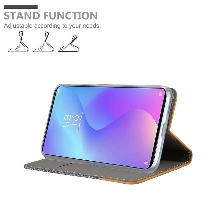 Cadorabo Hülle kompatibel mit Xiaomi Mi 9T / Mi 9T PRO / RedMi K20 / RedMi K20 PRO Schutzhülle mit Magnetverschluss, Standfunktion und Kartenfach