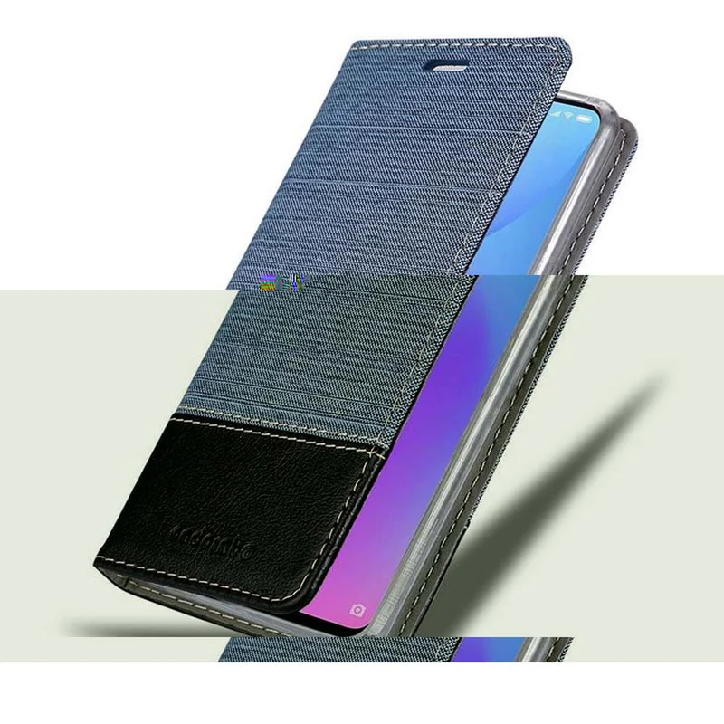 Cadorabo Hülle kompatibel mit Xiaomi Mi 9T / Mi 9T PRO / RedMi K20 / RedMi K20 PRO Schutzhülle mit Magnetverschluss, Standfunktion und Kartenfach