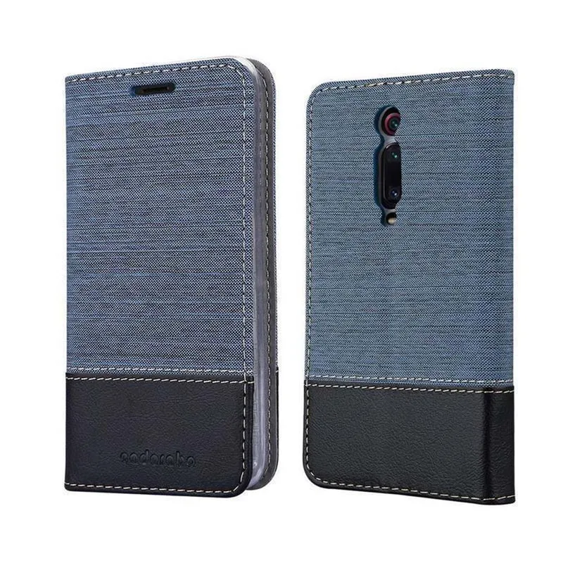 Cadorabo Hülle kompatibel mit Xiaomi Mi 9T / Mi 9T PRO / RedMi K20 / RedMi K20 PRO Schutzhülle mit Magnetverschluss, Standfunktion und Kartenfach