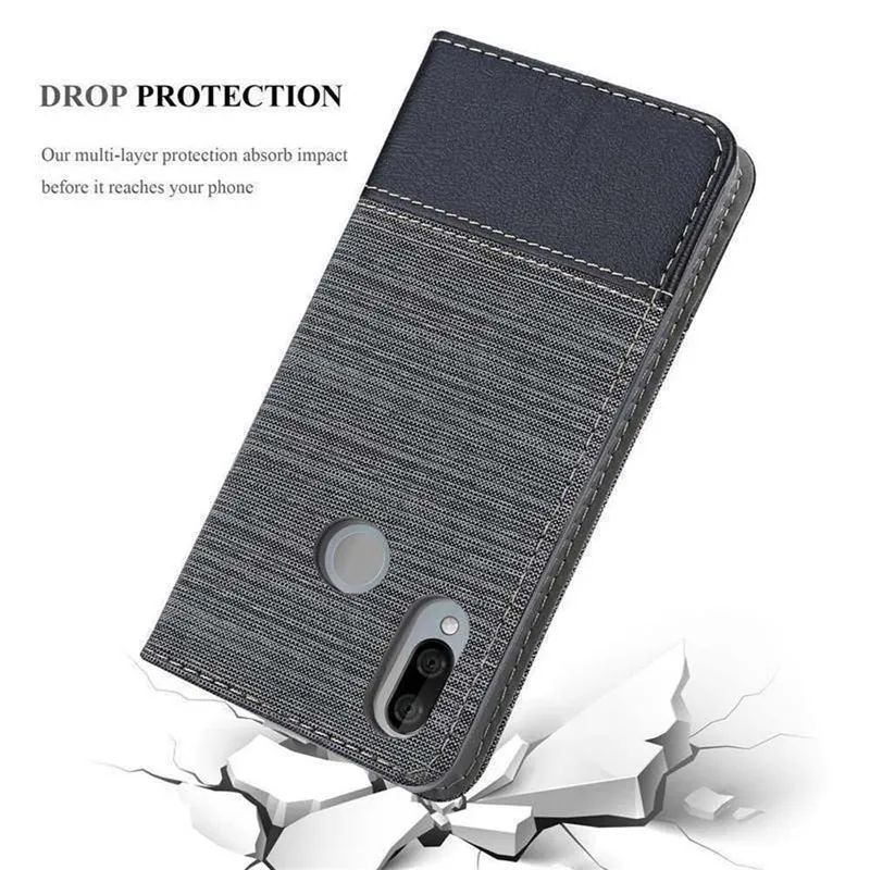 Cadorabo Hülle kompatibel mit WIKO VIEW 3 LITE Schutzhülle mit Magnetverschluss, Standfunktion und Kartenfach