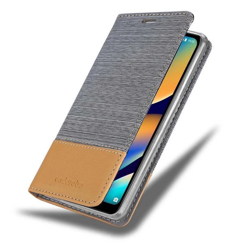 Cadorabo Hülle kompatibel mit WIKO VIEW 3 LITE Schutzhülle mit Magnetverschluss, Standfunktion und Kartenfach