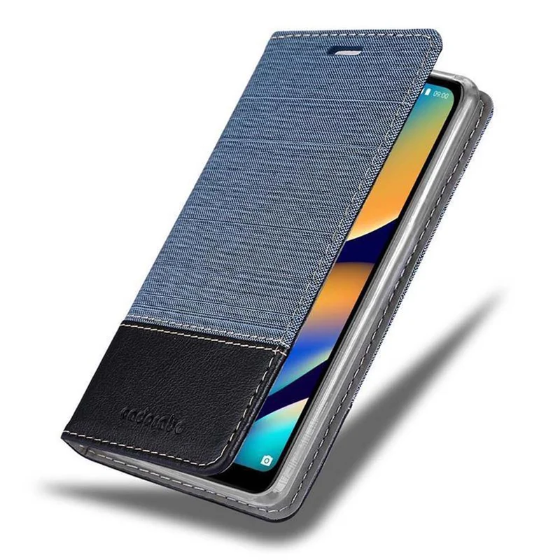 Cadorabo Hülle kompatibel mit WIKO VIEW 3 LITE Schutzhülle mit Magnetverschluss, Standfunktion und Kartenfach