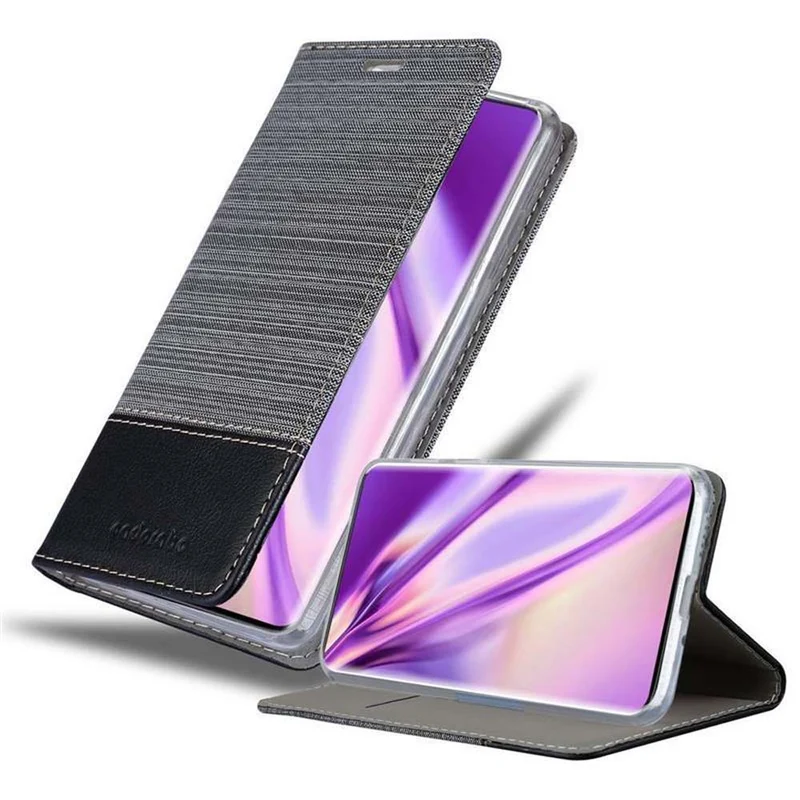 Cadorabo Hülle kompatibel mit OnePlus 7T PRO Schutzhülle mit Magnetverschluss, Standfunktion und Kartenfach