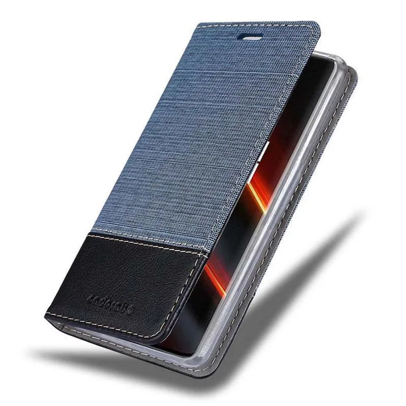 Cadorabo Hülle kompatibel mit OnePlus 7T PRO Schutzhülle mit Magnetverschluss, Standfunktion und Kartenfach