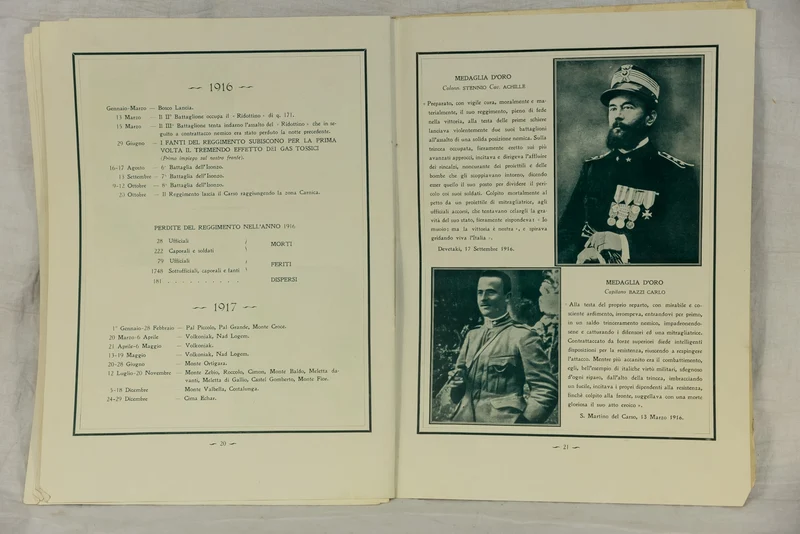 Fotobroschüre mit der Geschichte des 9. Regina-Regiments der REI
