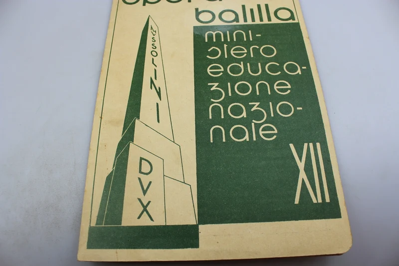 Anzeigetafel Italienische Oper Balilla Ventennio XII°