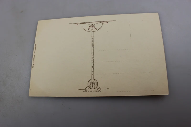 Postkarte mit Darstellung von Prinz Umberto von Savoyen