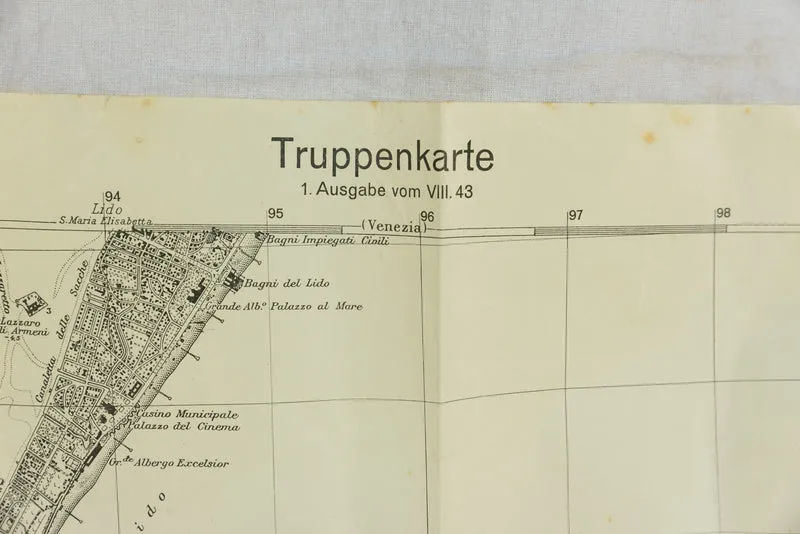 Truppenkarte Wehrmacht 1943